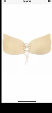 Silicone Strapless Invisible Bra Backless Push Up Self Adhesive Wing Tie Rope US