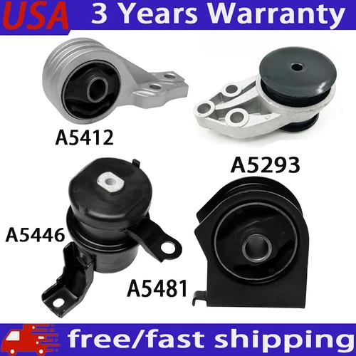 Set of 4pcs Engine Mount For 2005 2006 2008 2009 2010 2011 Mazda Tribute 3.0L V6