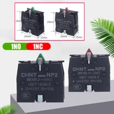 Push Button Switch XB2 Contact Block 10A NO NC Contact 415V NP2-BE101 ZB2BE102C