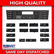 FOR BMW X5 E39 AIR CON HEATER CLIMATE VENTILATION CONTRAL BUTTON SWITCH SET 