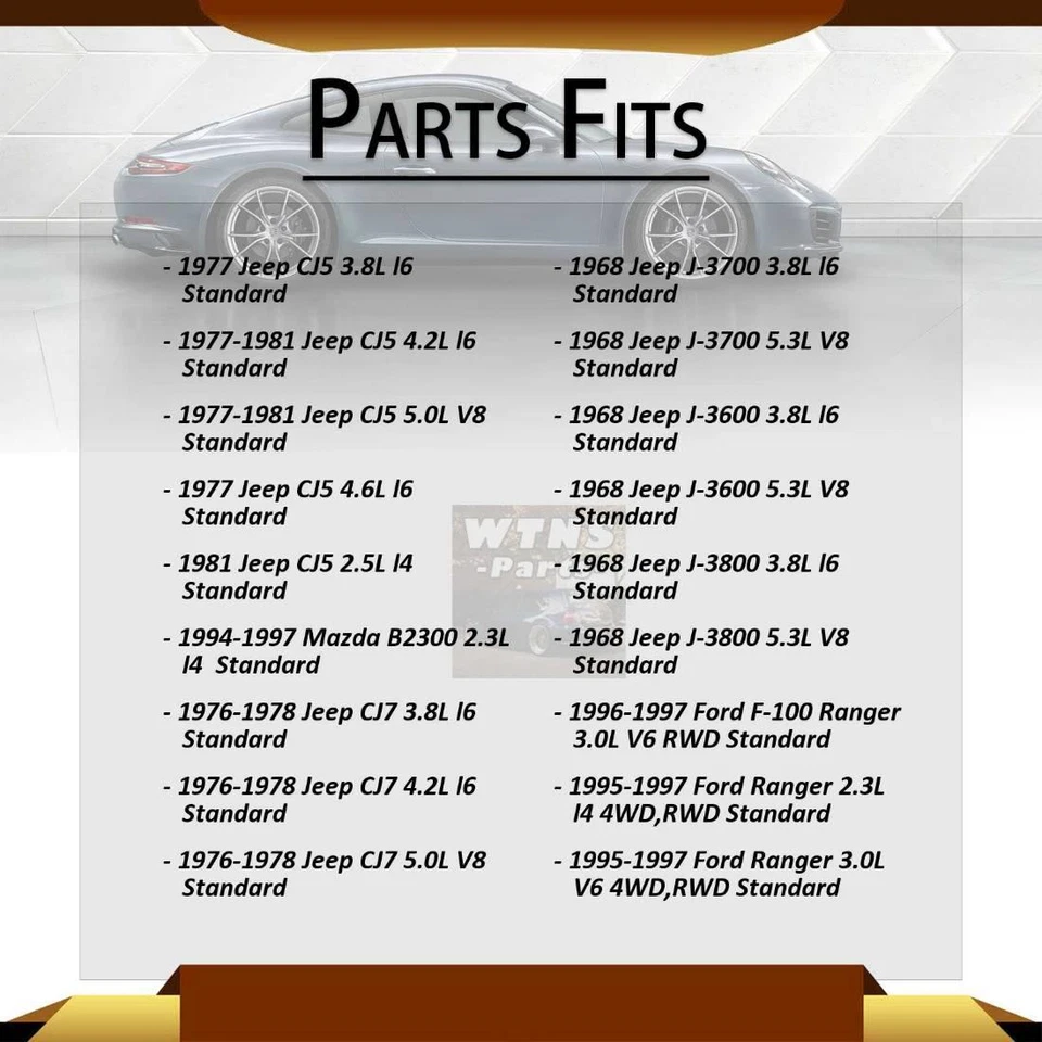 Se adapta a Ford F-100 Ranger GMB 1996 1997 eje trasero todas las juntas junta universal Foto 2 de 4