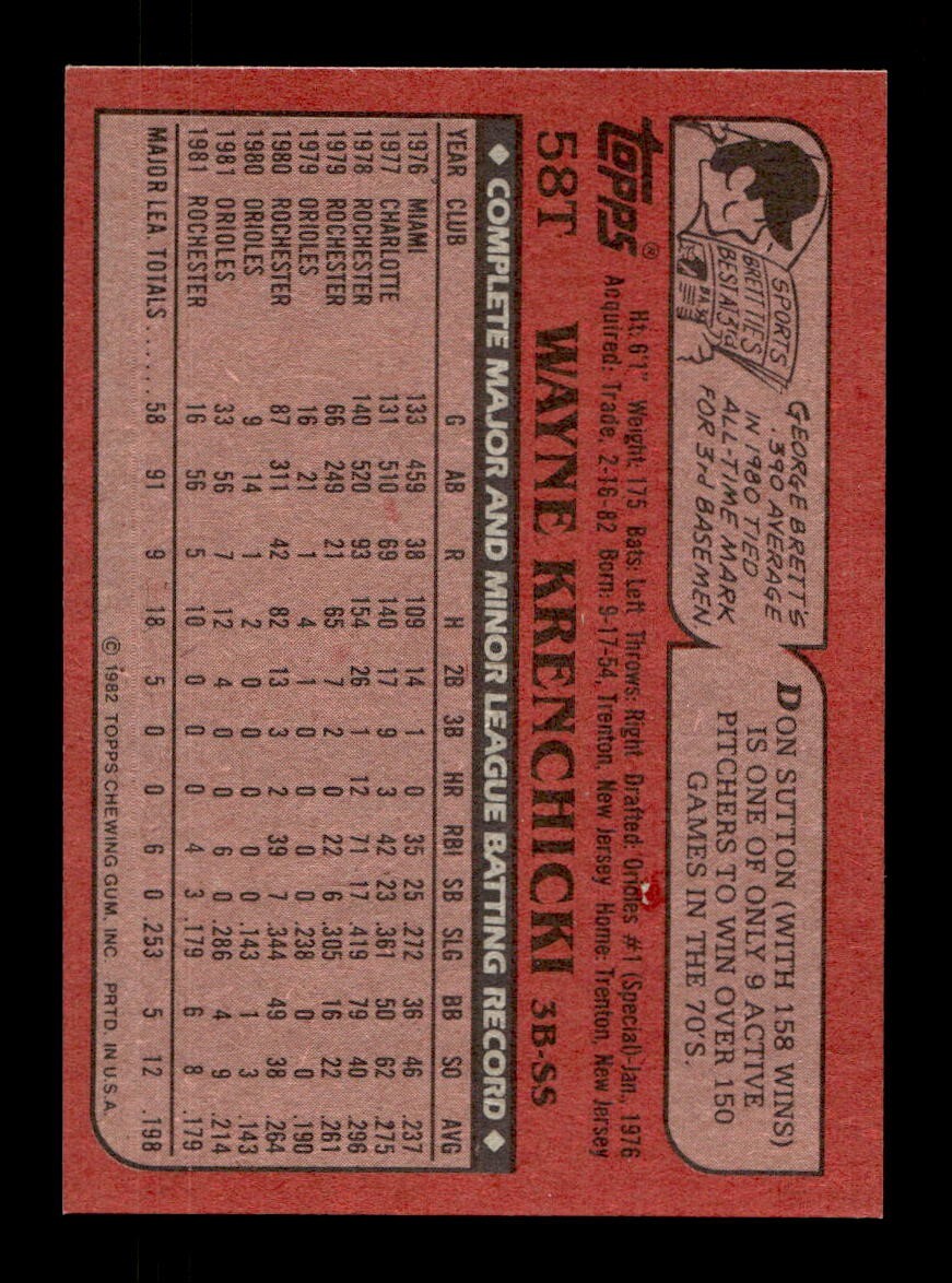 1982 Topps Traded 1-132 EX-MT/NM Pick From List All PICTURED - Picture 335 of 501