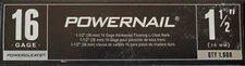 Powernail L15016 16-Gauge 1-1/2-Inch Length L-Cleat Flooring Nails (1000 ct)