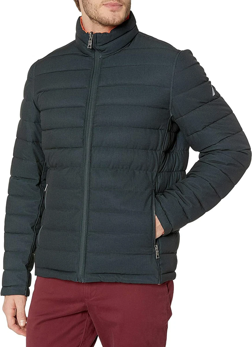 Nautica men's stretch hotsell reversible midweight jacket