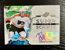 2022-23 Upper Deck SPx Ronnie Attard RC Rookie Super Scripts Auto Philadelphia