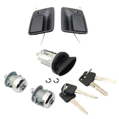 Se adapta a Ford F-250 F-350 F-450 99-16 manija de puerta y bloqueo cilindro y juego de encendido nuevo Foto 4 de 4