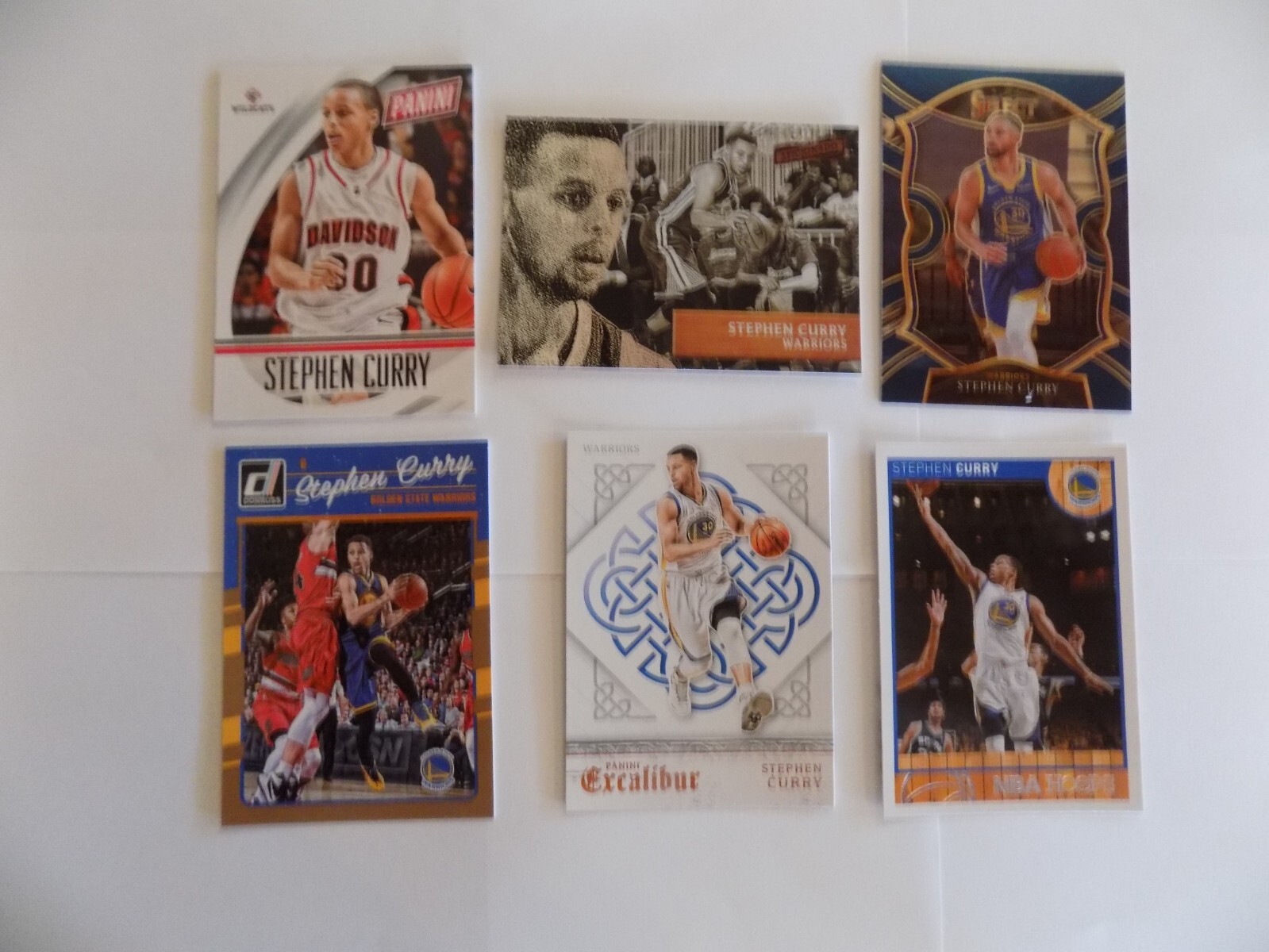 2013-2021 Stephen Curry 6 Card National Select Aficionado MVP HOT