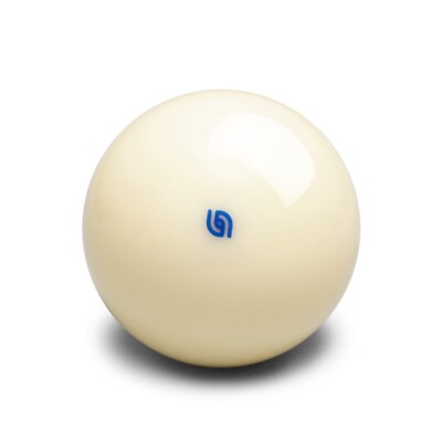 Aramith Premium Pool Cue Ball 2 1/4'' with Blue Logo