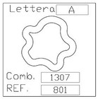 For Audi FREE FEDEX 2 DAY 801 (A) OEM Replacement Wheel Lock Key Euro Made NEW