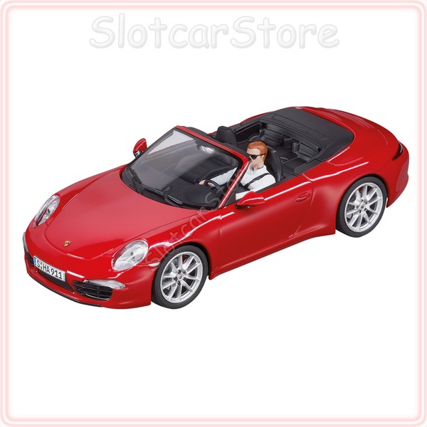 Carrera Digital 132 30772 Porsche 911 Carrera S Cabriolet Rot 1:32 Slotcar Auto-image