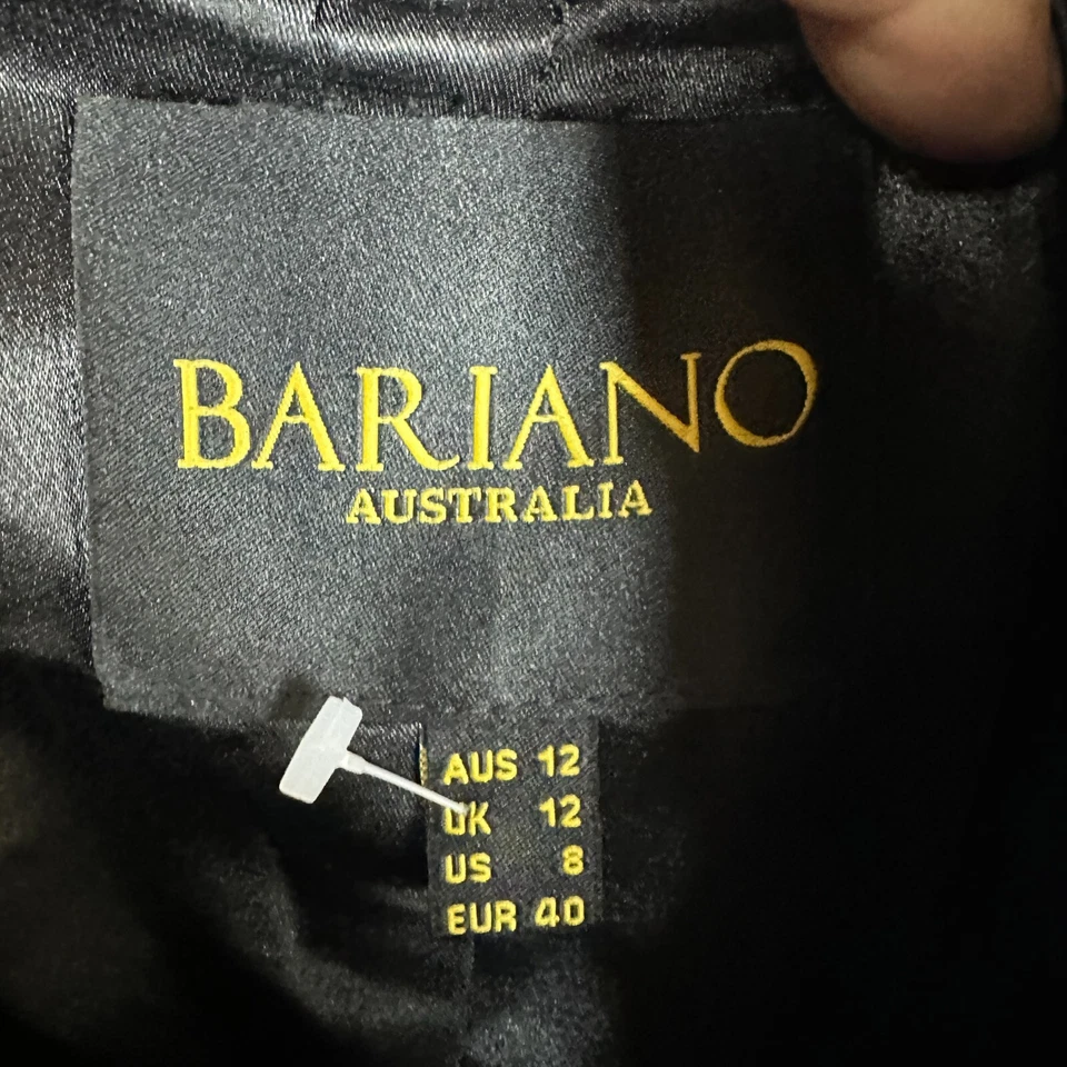 Vestido Bariano Mujer 12 Negro Estampado Cocodrilo Espalda Corredora Maxi Elástico Foto 3 de 4