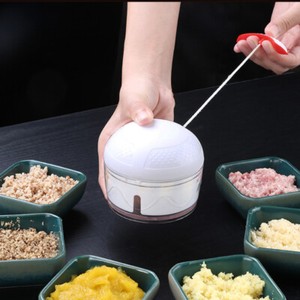 Fruit Vegetable Onion Garlic Cutter Press Manual Food Speedy Chopper Mini Slicer