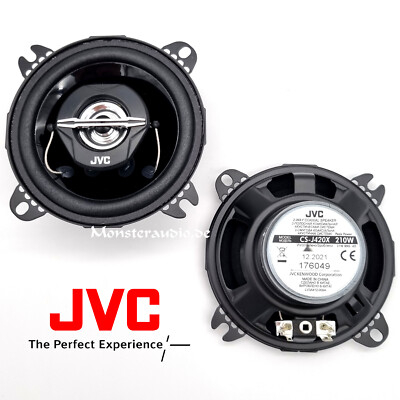 JVC 10cm 210 Watt Lautsprecher CS-J420X 100mm 2-Wege Auto Koaxial Boxen PKW 