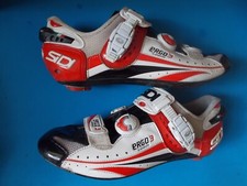 SiDi Ergo 3 Carbon Vent 44 EU / 10 US mens road spin shoe 3-bolt RED White