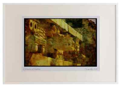 Famous Landmarks 288029 Teoteocan (Aztec) Jaguar Temple, Mexico Watercolour Pic
