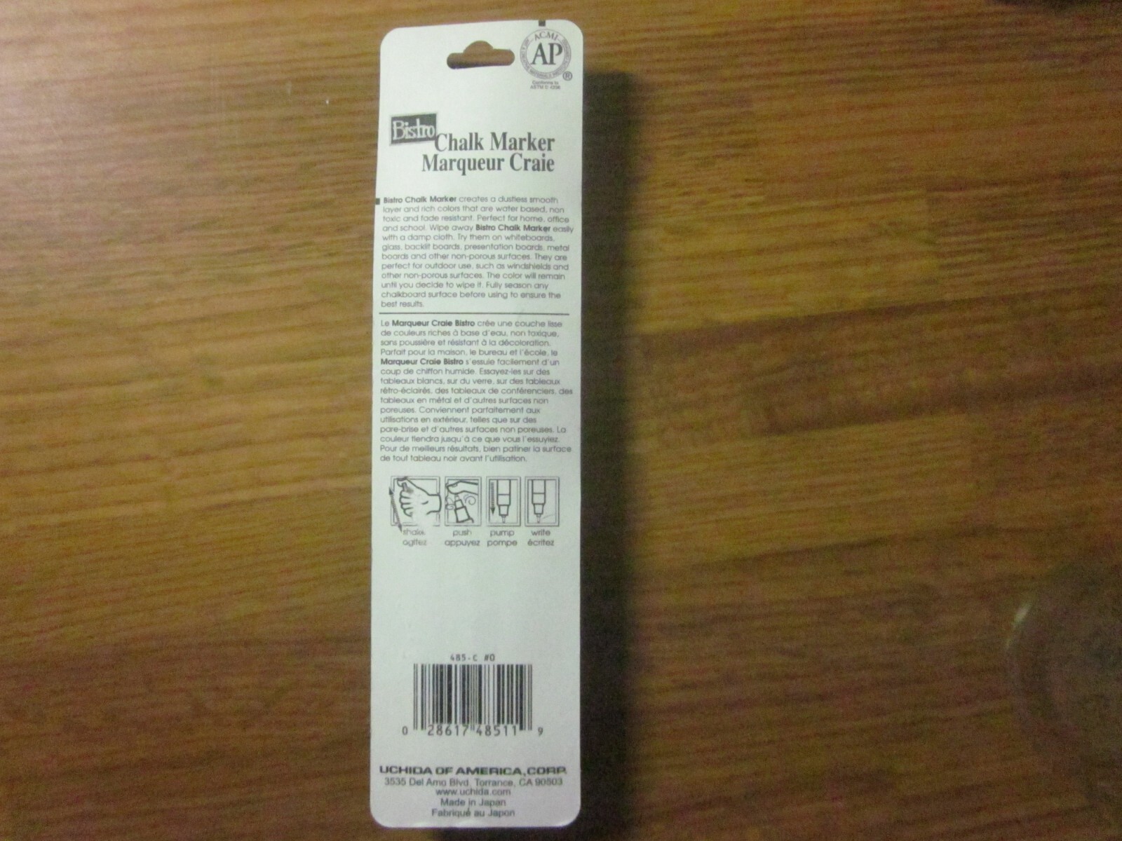 Lot Of 10 Uchida of America Extra Fine Tip Bistro Chalk Marker, White