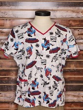 Marvel Comics The Amazing Spider-Man Scrub Top 2XL
