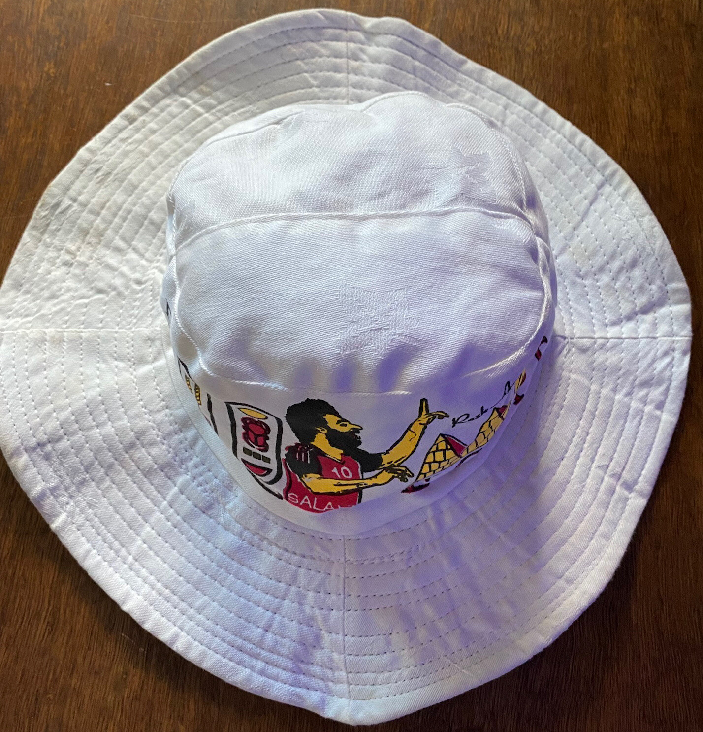 Vintage Bucket Hat Egypt Souvenir With Chin Strap Unisex Egyptian Cap