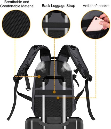 15-16 inch Camera Backpack Bag DSLR/SLR/Mirrorless Photography 3 Layers Tactical - Picture 14 of 163