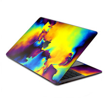Skin Decal Wrap for MacBook Pro 13" Retina Touch bright colorful abstract swirl