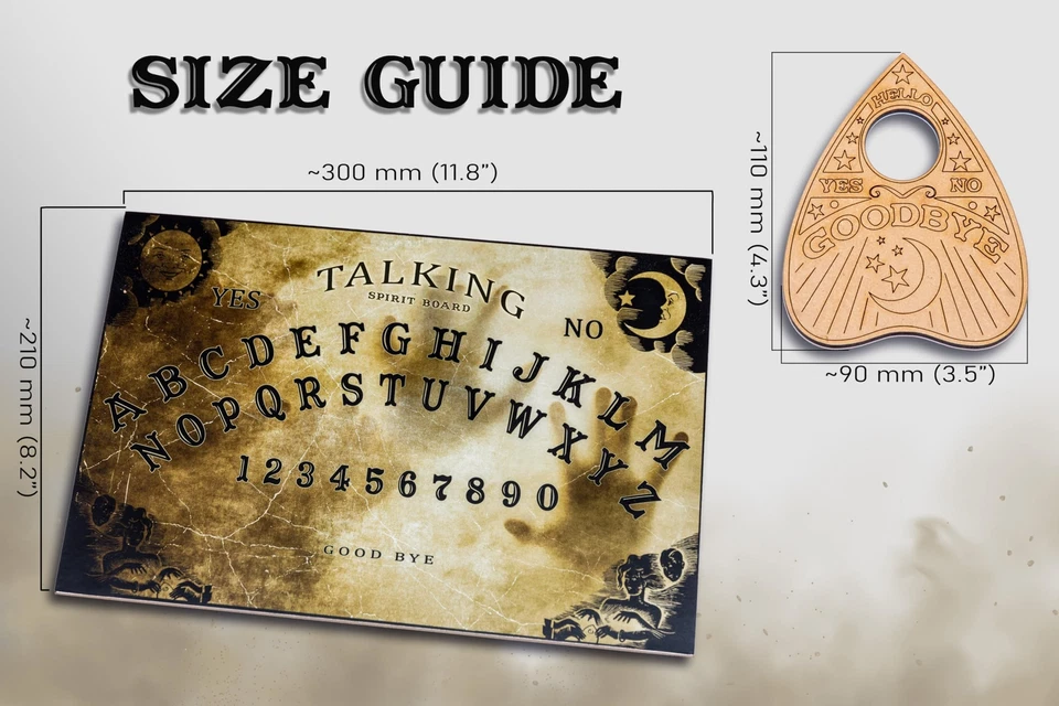 Ouija Brett mit detaillierten anweisungen Geisterjagd. Spirit Board - Bild 2 von 4