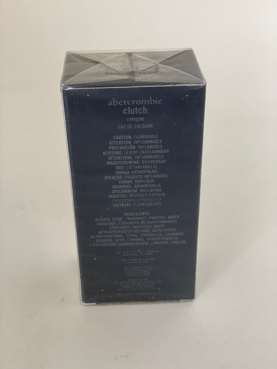 CLUTCH COLOGNE By Abercrombie & Fitch 1.0 oz Cologne Spray Men NEW