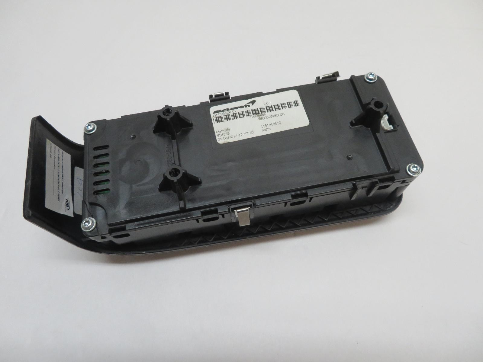 2015 MCLAREN 650S RIGHT DOOR CARBON FIBER HVAC CLIMATE BLOWER CONTROL UNIT OEM