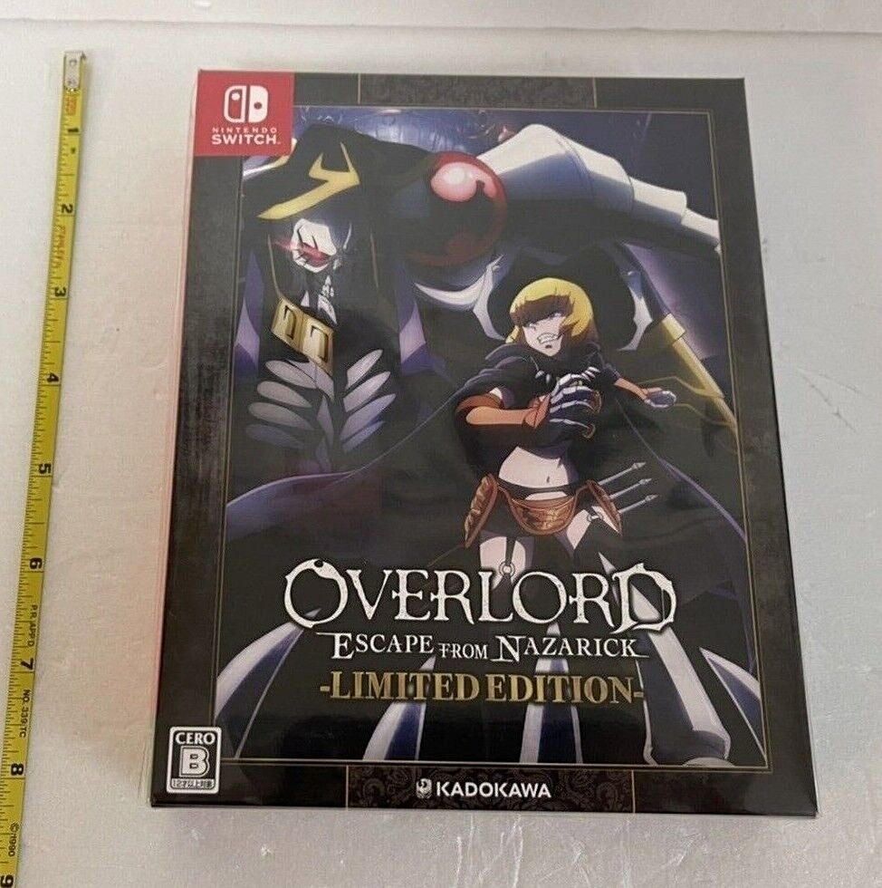 Nintendo Switch OVERLORD ESCAPE FROM NAZARICK Limited Edition Game