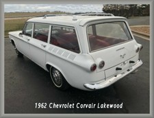 1962 Chevrolet Corvair Lakewood Wagon Toolbox - Refrigerator Magnet 42 Mil 1962 Chevrolet Corvair Lakewood Wagon Toolbox - Refrigerator Magnet 42 Mil