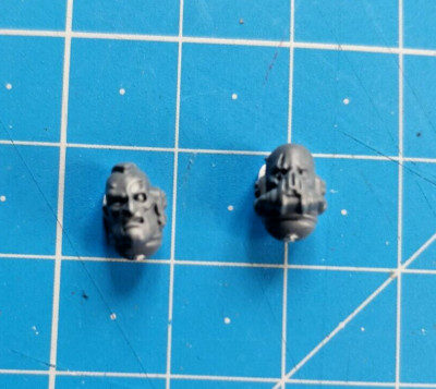 Heavy Intercessors Bits Bare Heads x2 Gravis Primaris Space Marines 40k Bitz