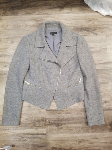 Ann Taylor Gris Chaquetón para mujer Talla pequeña | eBay