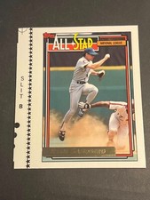 Box 55: 1992 Topps Gold UNCUT STAR BORDER PROOF Ryne Sandberg All-Star