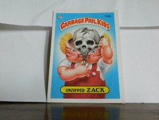 GARBAGE PAIL KIDS SERIES 4 1986 UNZIPPED ZACK