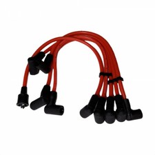 For Mga Mgb Mg Midget Top Entry Premium Spark Plug Wire Set Silicone Red