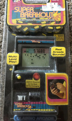 Super Breakout Electronic Handhold Game MGA Atari Ultimate Arcade Classic