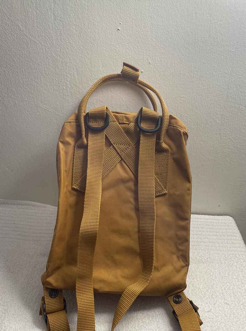 Fjallraven Kanken backpack Mustard Yellow EUC eBay