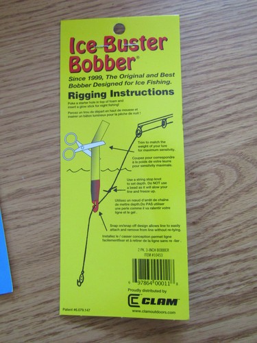 6 BOBBER DESTRUCTOR DE HIELO - EL ORIGINAL - 3 PAQUETES DE 2 - 3 PULGADAS DE LARGO - 3" - Imagen 3 de 4