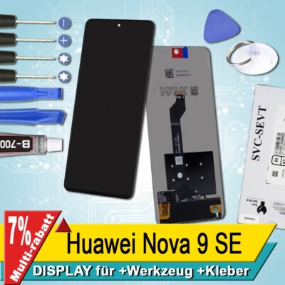 Display Für Huawei Nova 9 SE Bildschirm Service Pack Schwarz+