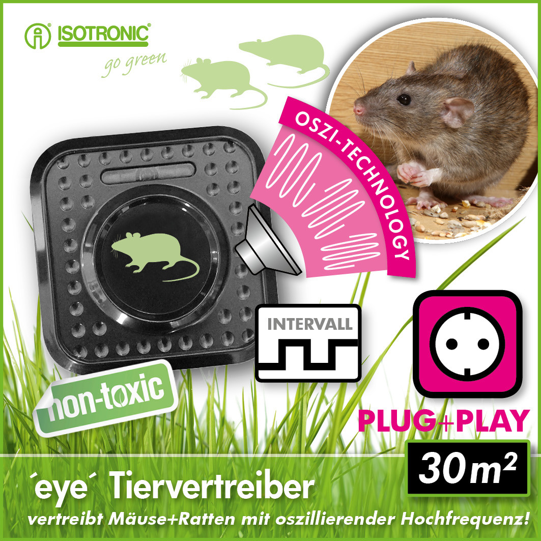 ISOTRONIC AntiMaus Vertreiber Abwehr Falle Maus Ratte eBay