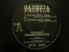 GANGSTA PROFILE KILLAS DON'T TALK 12" ORIG '97 PROFILE SPRO-30135 RAP SPICE-1 VG