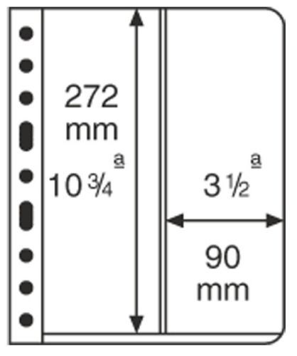 5 Fogli LEUCHTTURM serie VARIO Polymer 2 TASCHE 2VC 314737 - Bild 1 von 1