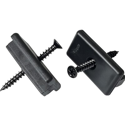 Hochwertige 200 WPC Montageclips mit T-Clip + Schrauben für  Verankerung