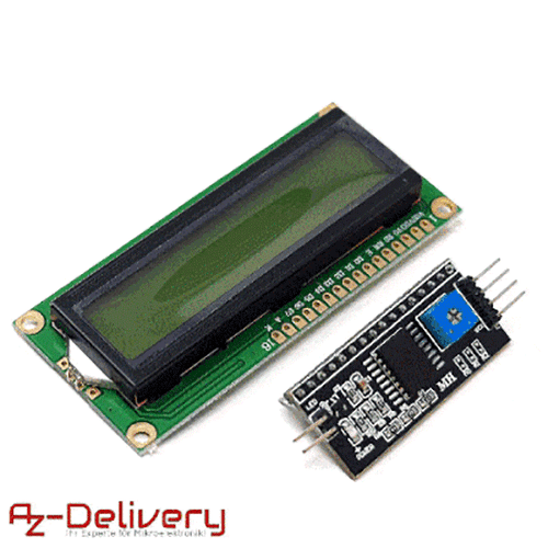 HD44780 1602 Verde Pantalla LCD Arduino 2x16 caracteres Paquete I2C IIC Interfaz - Imagen 2 de 8