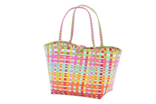Markttasche medium oval bunt Overbeck And Friends Einkaufskorb Tasche Korb - 第 8/16 張圖片
