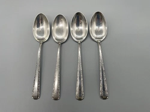 Vintage Towle Sterling Silver Candlelight Teaspoons  6”- Set of 4