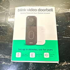 Blink Video Doorbell w/ Sync Module, Two-Way Audio, Night Vision