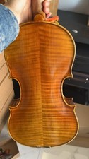 Aged Wood Handmade 15 inch Viola 381mm Viola with Nice Flamed with Case  Bow