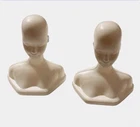 Vintage Mattel Barbie DREAM STORE Mannequin Bust Bald White 1982 Set Of 2