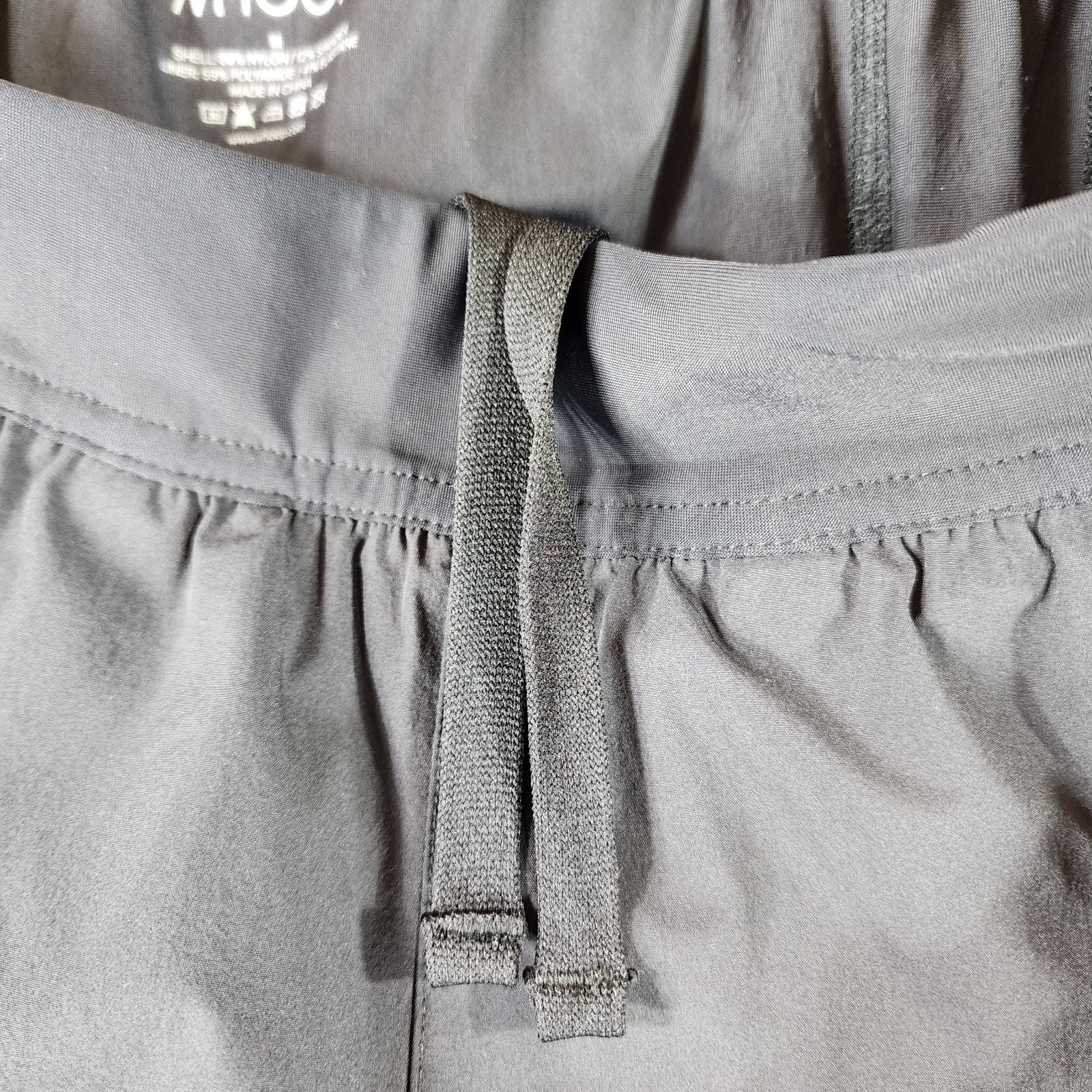 Whoop Lined Training Shorts Mens M Black 4.0 Performance Lifting Gym Running