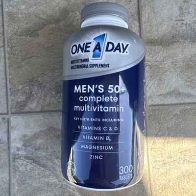 One A Day Men s 50+ Healthy Advantage Multivitamin, Tablet, 300 Count